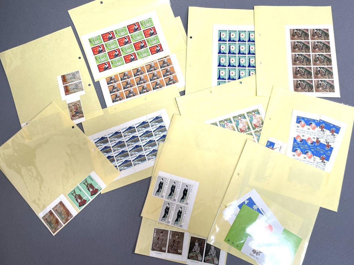 【未使用】 切手 バラ シート アルバム 額面 16100円 普通切手 記念切手 大量まとめ 日本郵便 の画像8