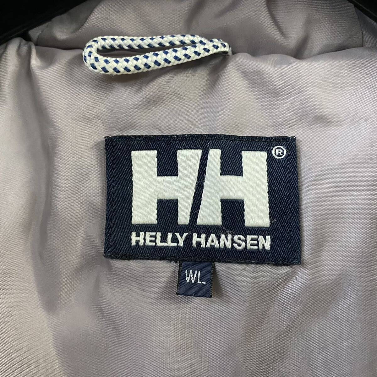 HH / HELLY HANSEN ベリーハンセン 中綿入り ブルゾン ジャンパー フード付き ジッパー レディース WLサイズ _画像5