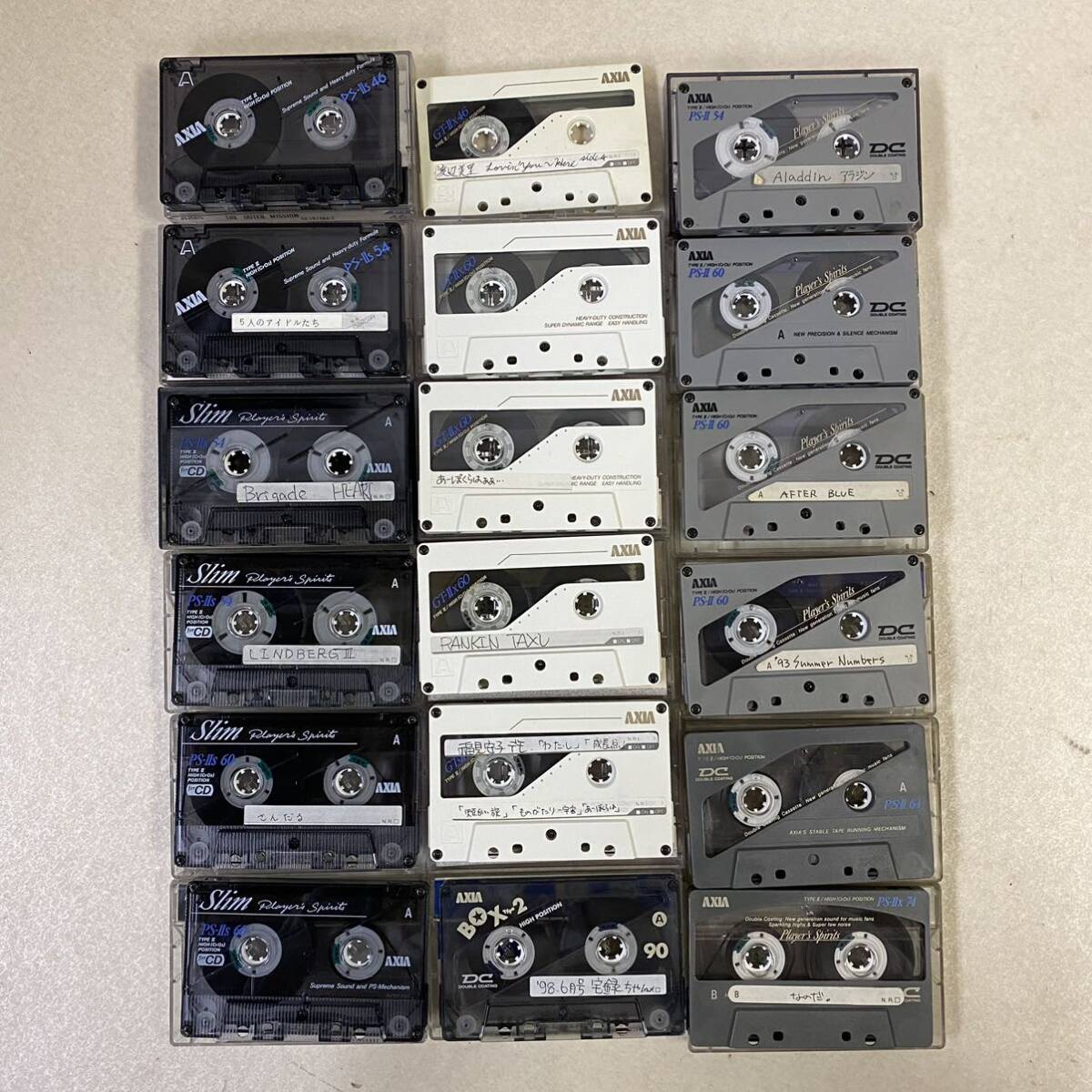 【103+33点】中古 カセットテープ 「ハイポジのみ」録音済 使用済 maxell TDK AXIA SONY DENON HIGH POSITION ハイポジション 約9kgUP _画像3