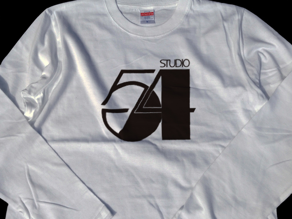 送込 STUDIO 54  スタジオ54 ロンT 長袖Tシャツ 白 Lサイズの画像2