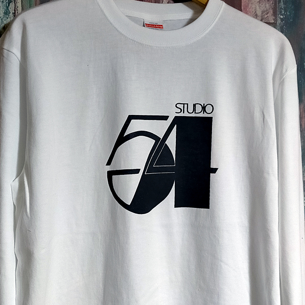 送込　STUDIO 54 　スタジオ54　ロンT　長袖Tシャツ　白 Mサイズ_画像2