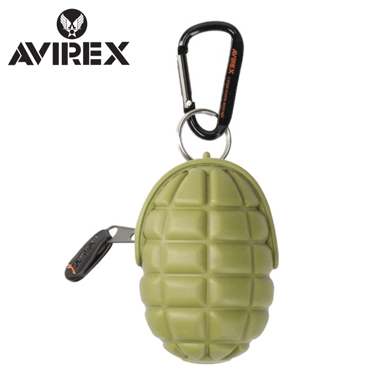 AVIREX GOLF 手榴弾 ボールポーチ 20SS-A20【アヴィレックス】【ゴルフ】【ボールケース】【カーキ】【RoundItem】_画像1