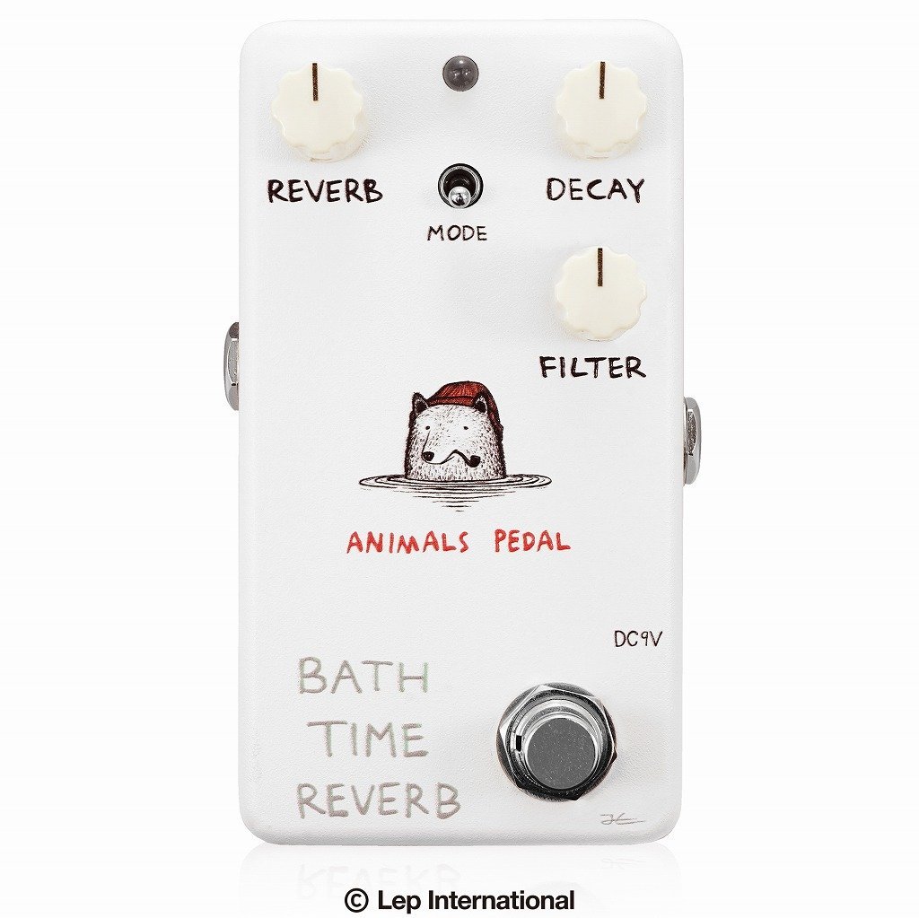 最落無し! Animals Pedal　BATH TIME REVERB　/ a44398　ギターのトーンに彩りと奥行きを加えるリバーブ　1円_画像1