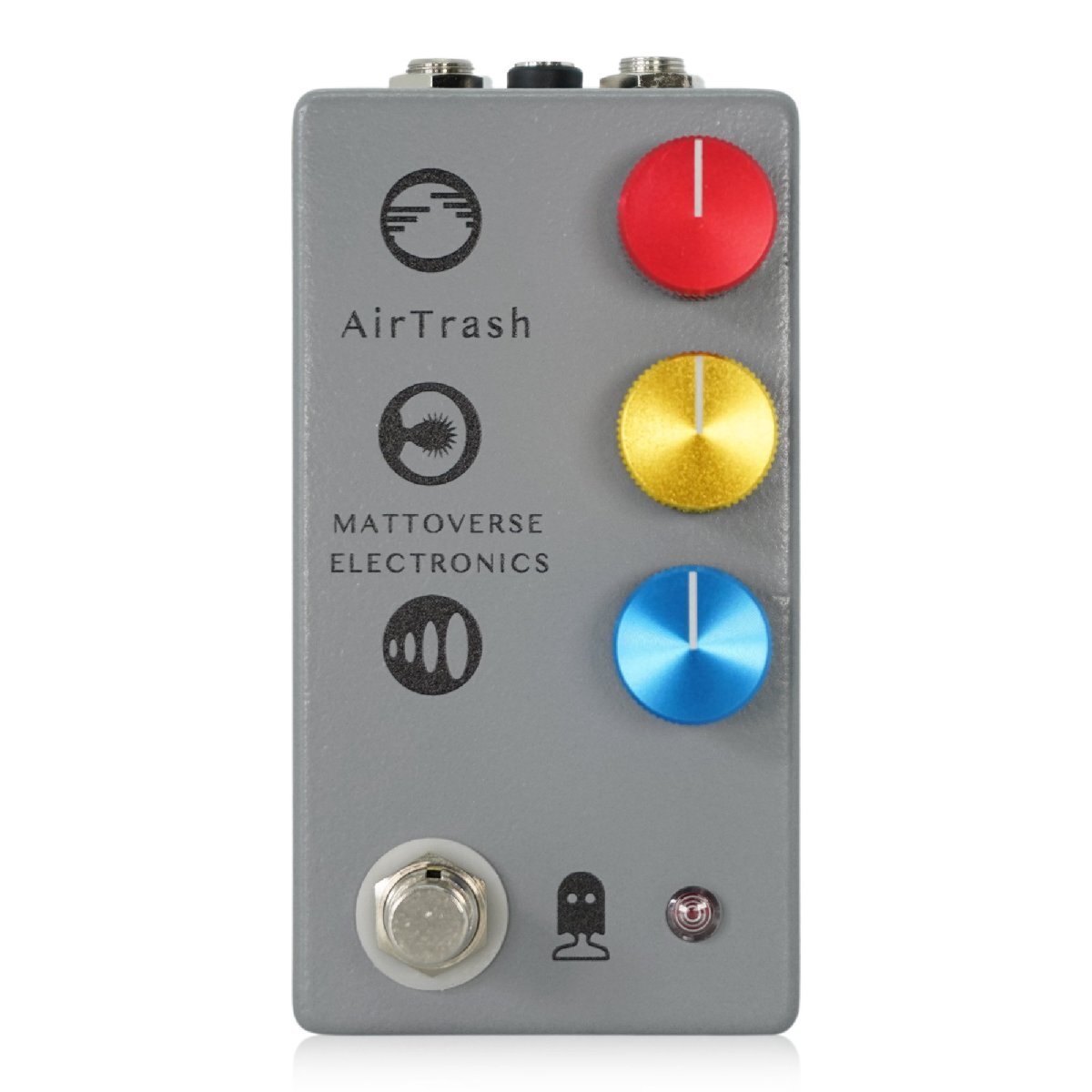 最落無し! Mattoverse Electronics　AirTrash (Grey)　/ a44454　なぜかプレイをやめられない！まさにゴミのような音を作るペダル！　1円