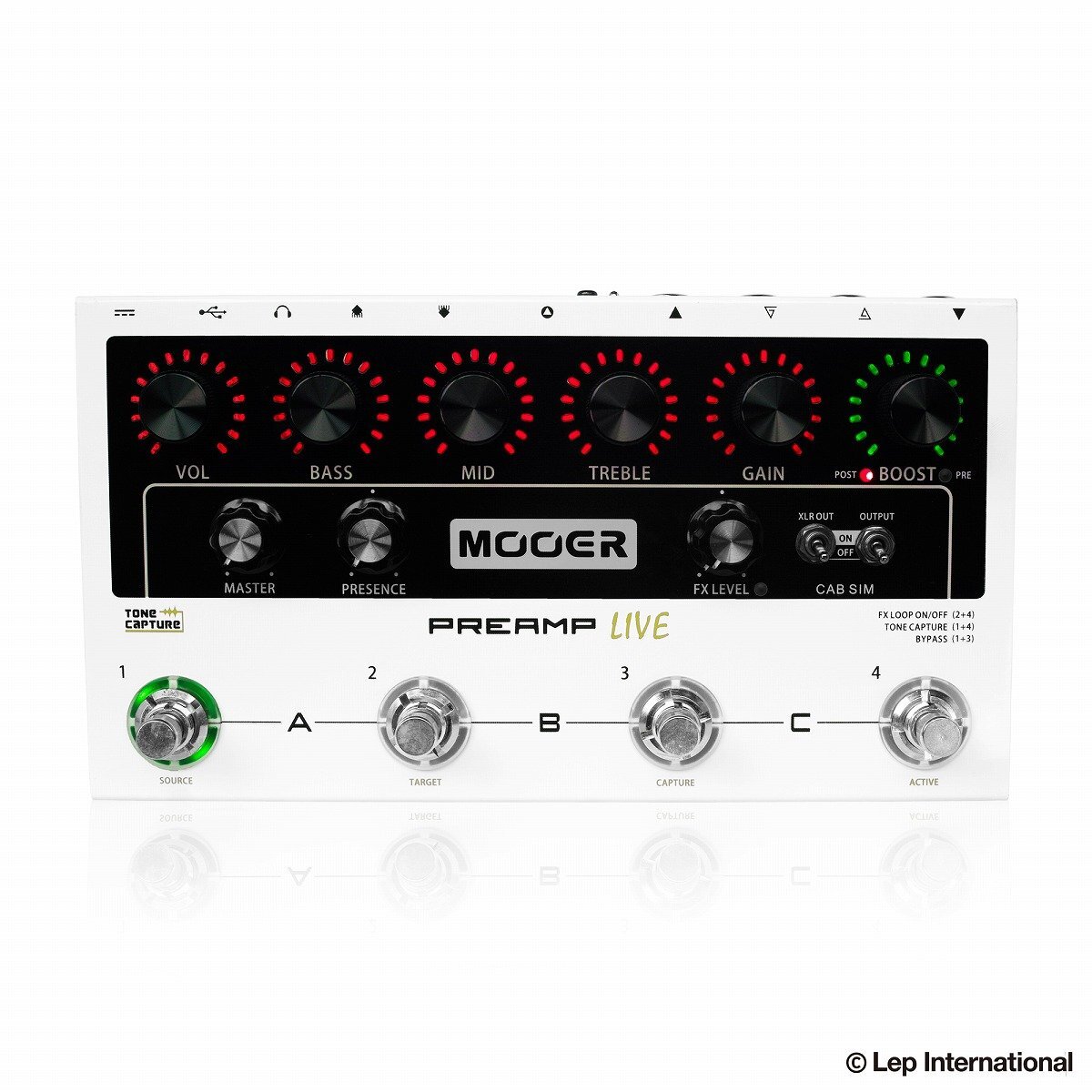 最落無し! Mooer　Preamp Live　/ a44528　Mooerプリアンプの技術を突き詰めた、究極のプリアンプペダル！　1円_画像1