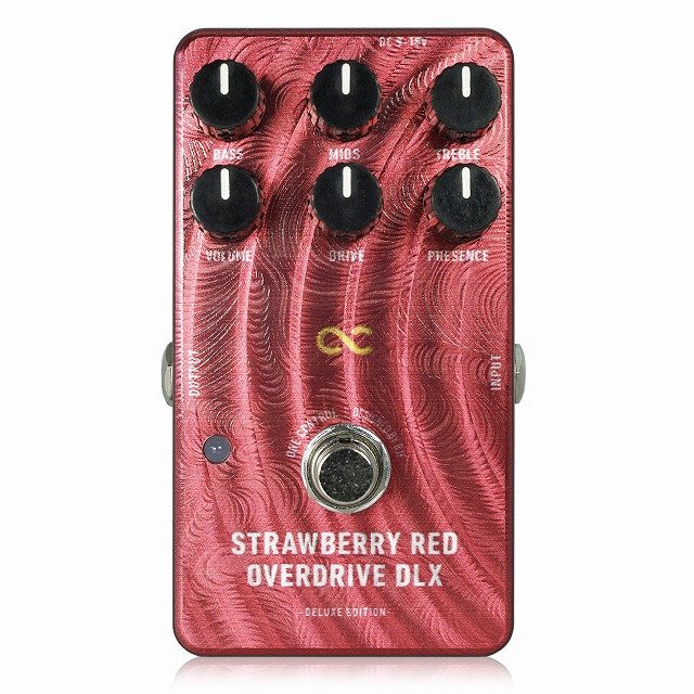 最落無し! One Control　STRAWBERRY RED OVERDRIVE DLX　/ a44469　人気のオーバードライブSROD の6ノブバージョン！！　1円