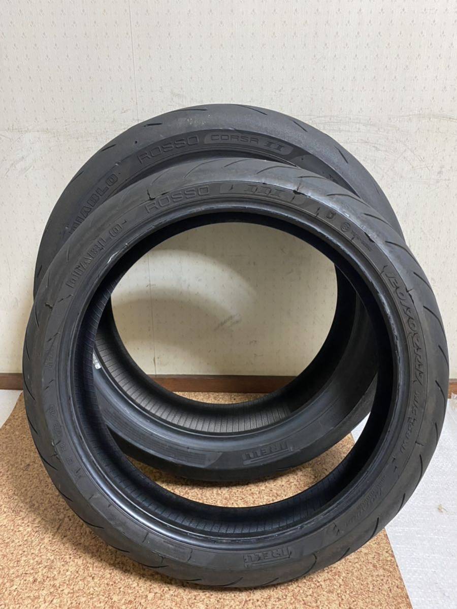 ピレリ ディアブロ ロッソ スーパーコルサ コルサ2 ロッソ3 190-55-17 170-70-17 17インチ PIRELLI 中古タイヤ_画像8