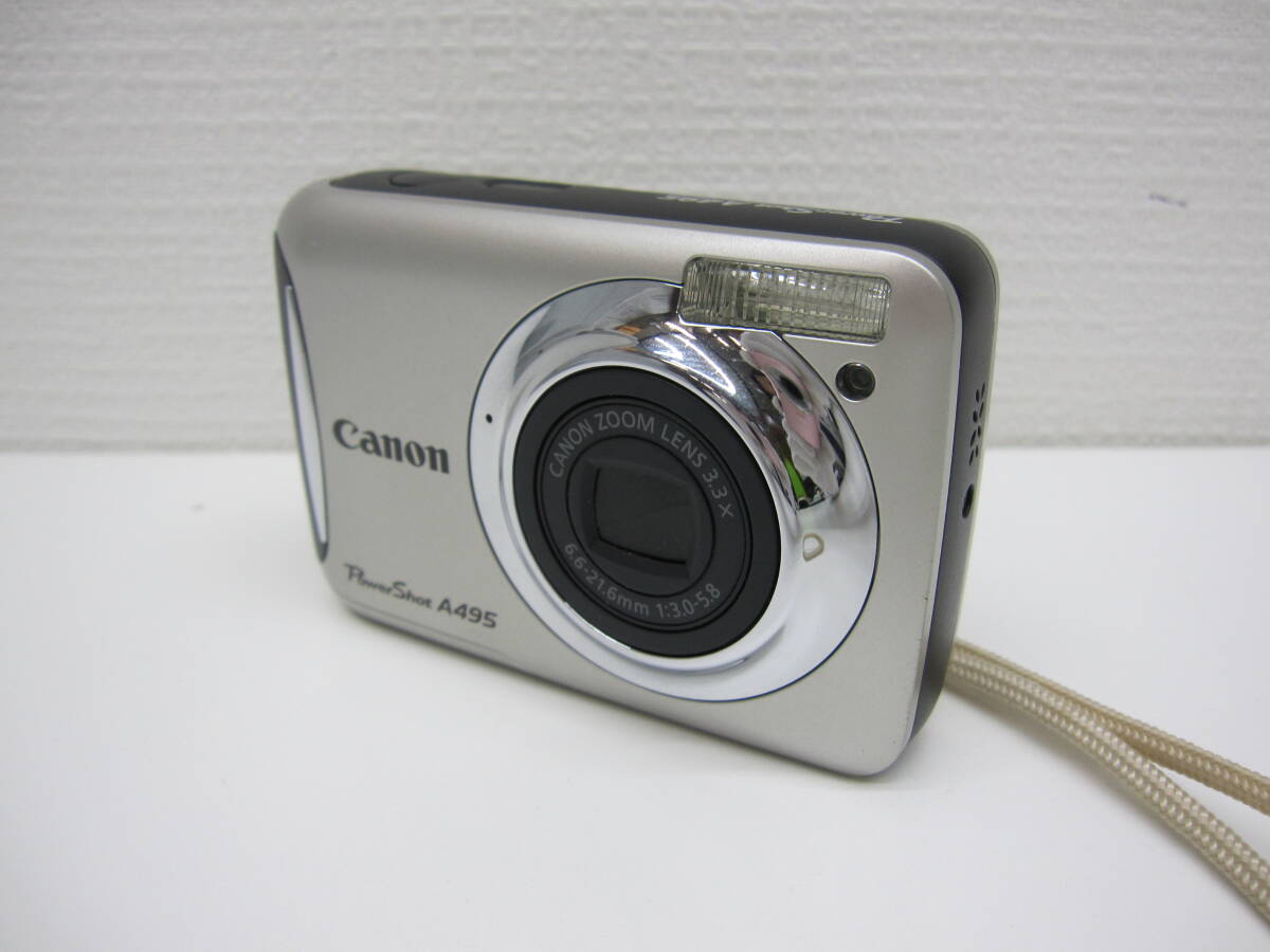カメラ祭 キャノン デジタルカメラ パワーショット A495 使用品 簡易作動確認済 CANON PowerShot デジカメ ポーチ付き_カメラ祭、開催中です！