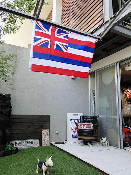 ハワイ州旗　ナイロンフラッグ Mサイズ アメリカン雑貨 アメリカ雑貨_画像3