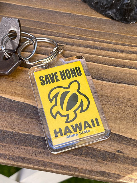  Hawaiian acrylic fiber key holder (umigame....) # american miscellaneous goods America miscellaneous goods 