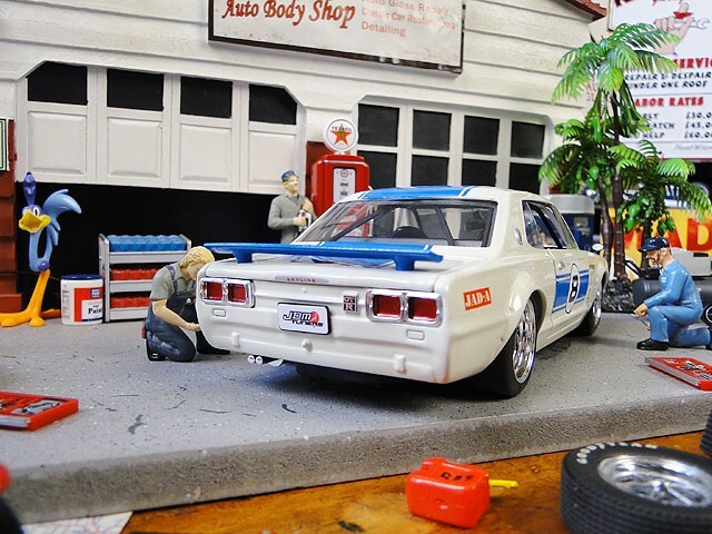 Jada 1971年ニッサン スカイラインGT-R ハコスカ（KPGC10）　ダイキャストミニカー 1/24スケール（ブルー） アメリカ雑貨 アメリカン雑貨_画像10