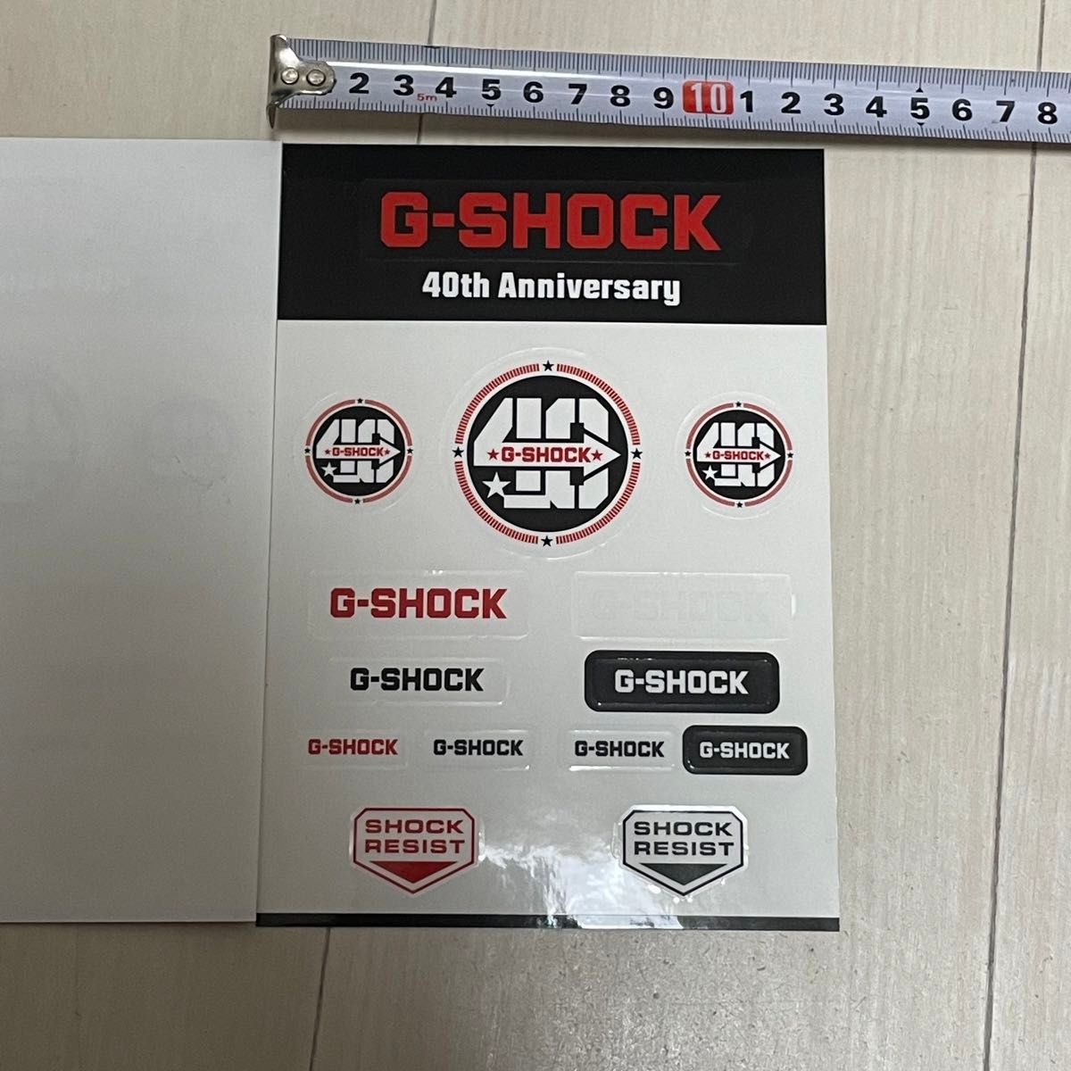 新品 G-SHOCK ステッカー 缶バッチ オリジナル限定5点セット 送料無料 G-SHOCK CASIO カシオ シール