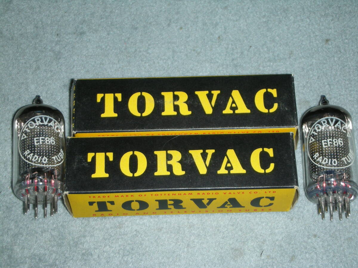 TORVAC EF86 London England 2本　多分未使用　中古ジャンクで_画像1