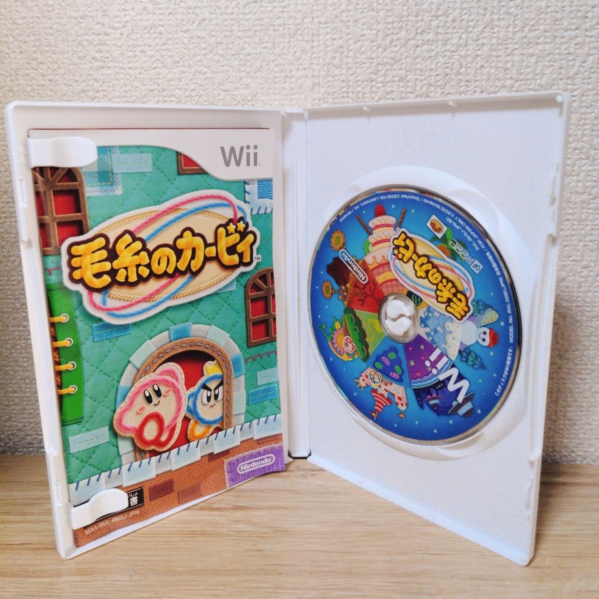 【Wii】 星のカービィ シリーズ  毛糸のカービィ　説明書あり　動作確認済み　ゲームソフト　Wii