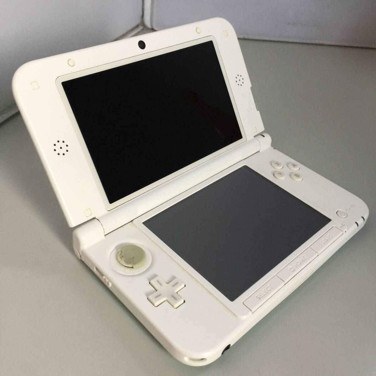 ◆Nintendo 3DS LL 本体のみ SPR-001 ミント × ホワイト ニンテンドー 任天堂 ③_画像2