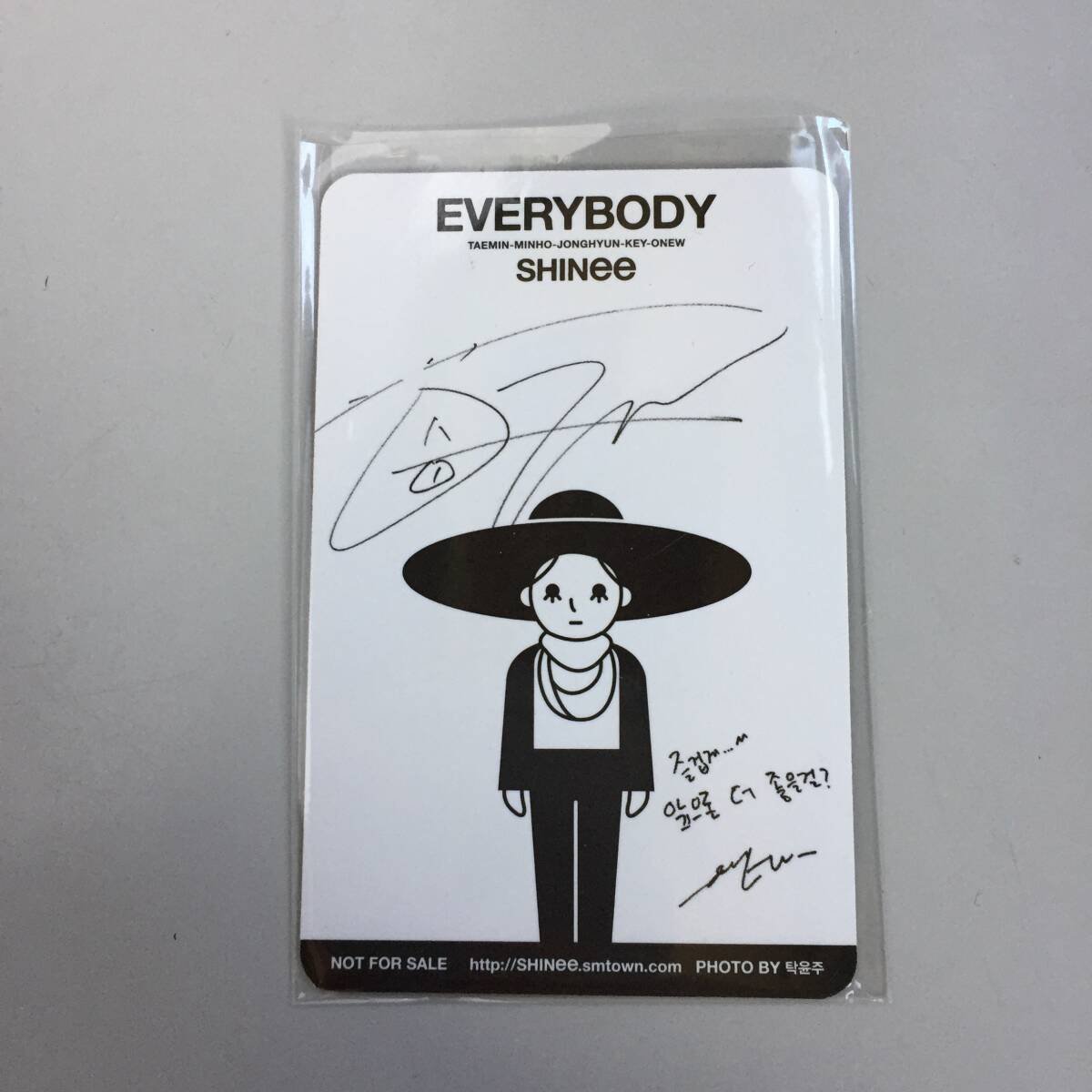 ◆SHINee オニュ ONEW トレカ EVERYBODY オンユ　【24/0321/0_画像2