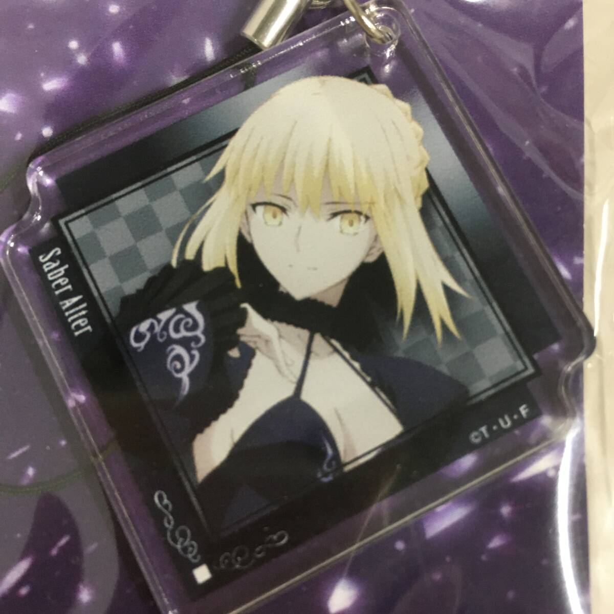 ◆未開封 セイバーオルタ A アクリルイヤホンジャックアクセサリー ver.2 劇場版 Fate/stay night Heaven’s Feel ストラップ_画像3