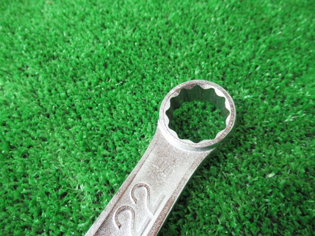  Fukushima .. river shop KTC combination wrench MS2-22 power Fit spanner 10 two angle type 22mm glasses side all-purpose tool tool Tohoku secondhand goods 