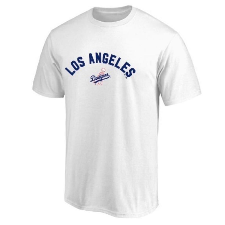 MLB Los Angeles Dodgers／大谷翔平 ロサンゼルス・ドジャース ネーム＆ナンバーＴシャツ(白)_画像2