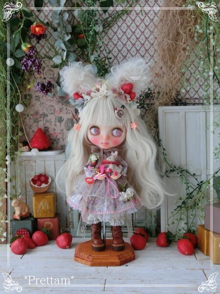 *Prettam*カスタムブライス＊*Sweet Lolita × very very strawberryⅢ～spring ver...*・。_画像2
