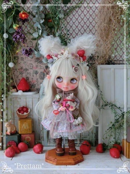 *Prettam*カスタムブライス＊*Sweet Lolita × very very strawberryⅢ～spring ver...*・。_画像6