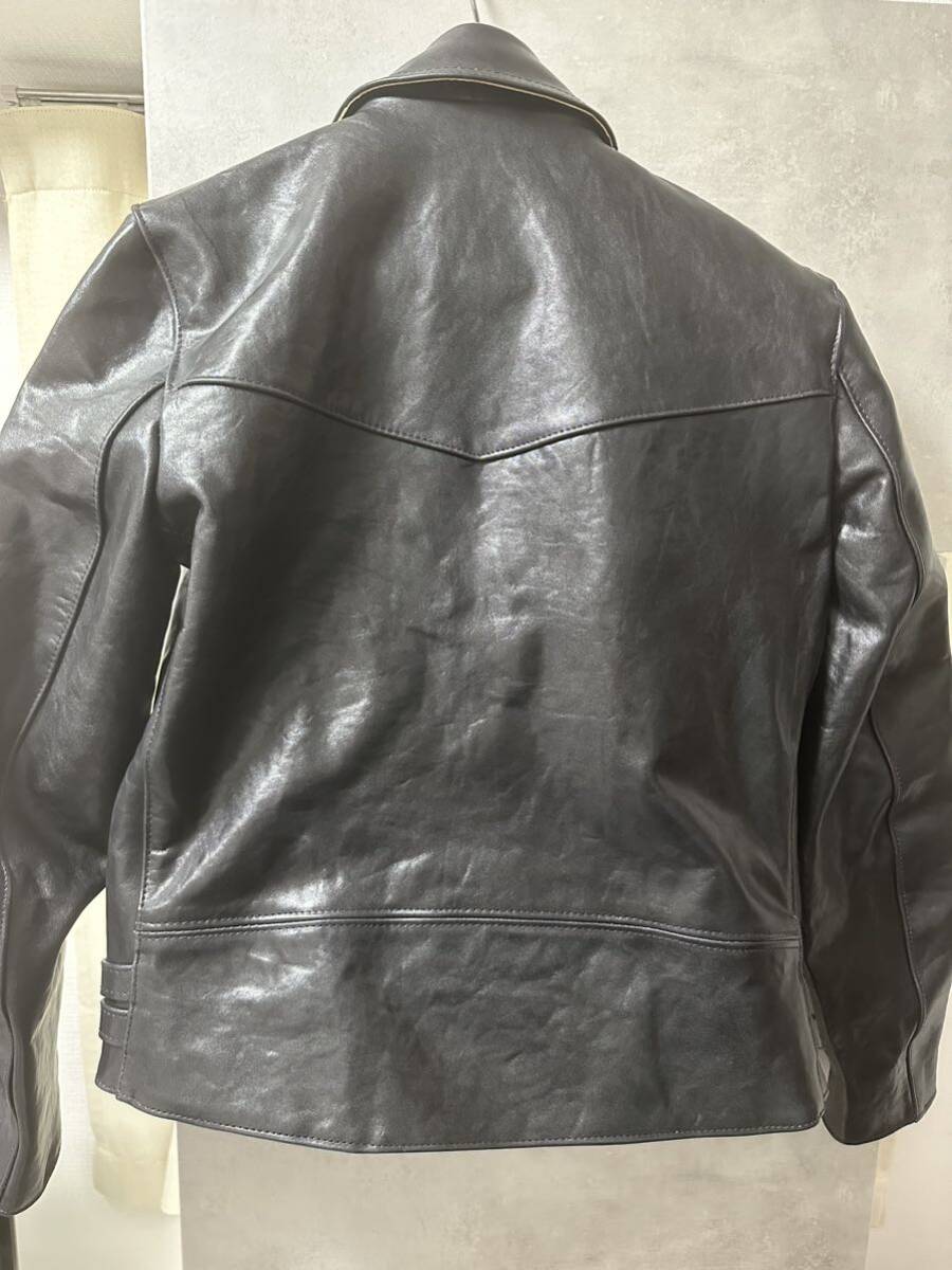 新品 40 Lewis Leathers ルイスレザー 391T CYCLONE TIGHT FIT サイクロン タイトフィット ベジタブルタンニンレザー ベジタン の画像5