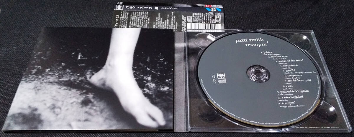 PATTI SMITH - [帯付] Trampin' 国内盤 初回限定 CD Sony Records Int'l - SICP 575 パティ・スミス 2004年_画像3