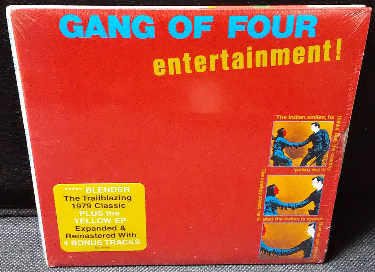 Gang Of Four - [紙ジャケ・シュリンク未開封] Entertainment! US盤 CD, Remastered, Rhino - R2 78428 ギャング・オブ・フォー 2005年_画像3