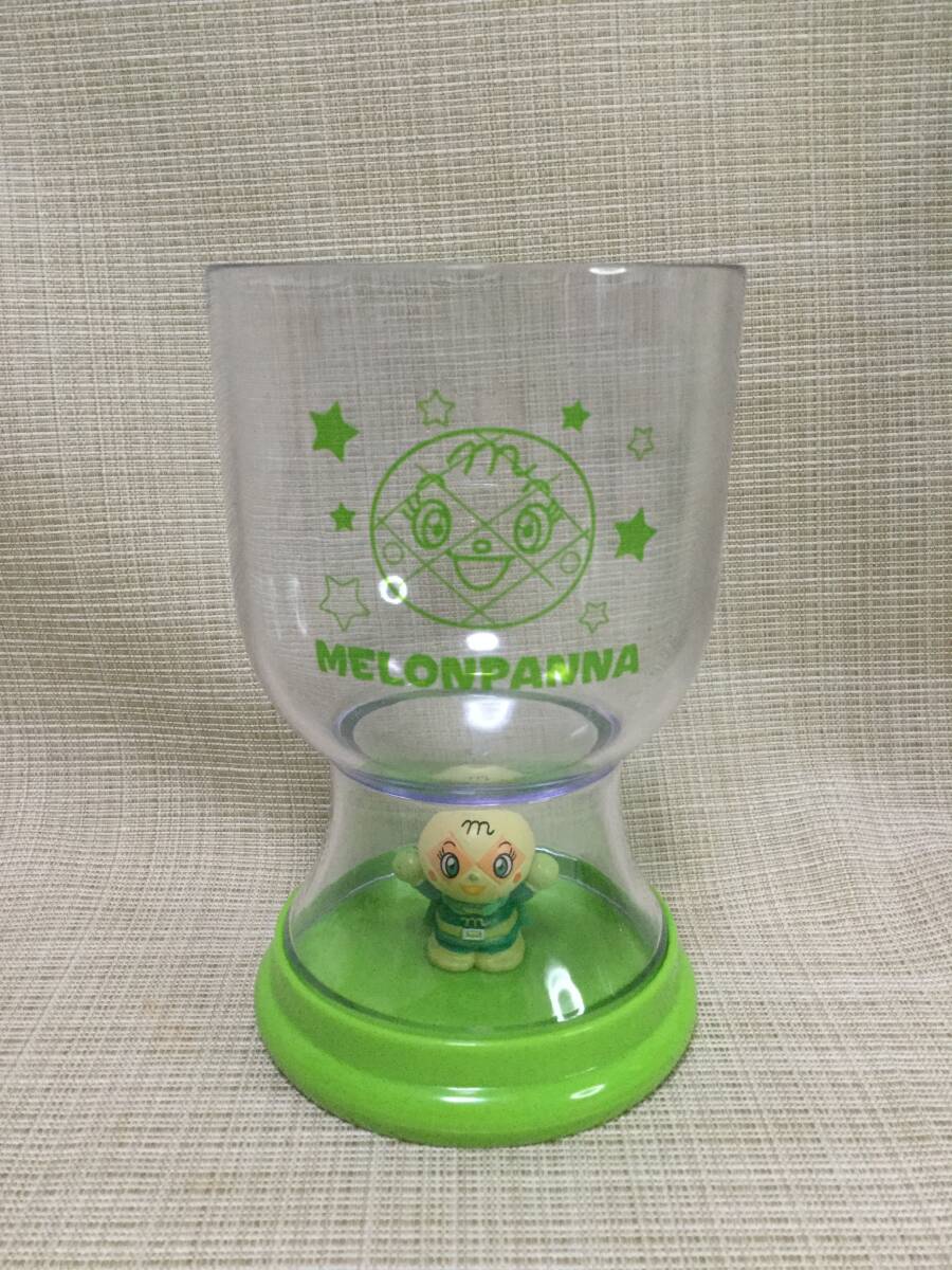  фигурка cup дыня хлеб na зеленый ( зеленый ) * не продается * [Asahi/ Asahi ] Anpanman стакан эмблема куклы герои, кукла 