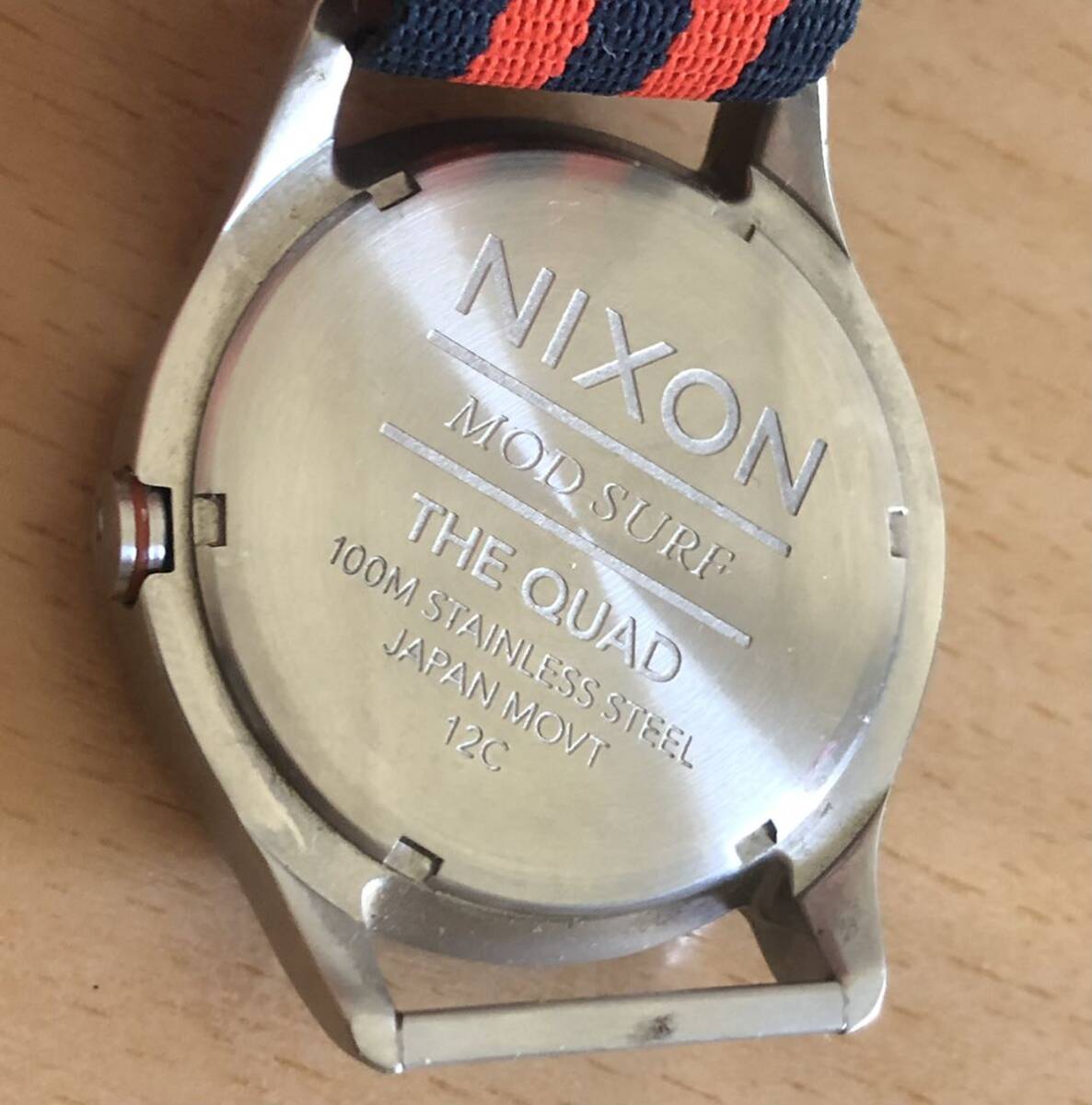248-0349 NIXON ニクソン メンズ腕時計 クオーツ THE QUAD 電池切れ 動作未確認の画像8