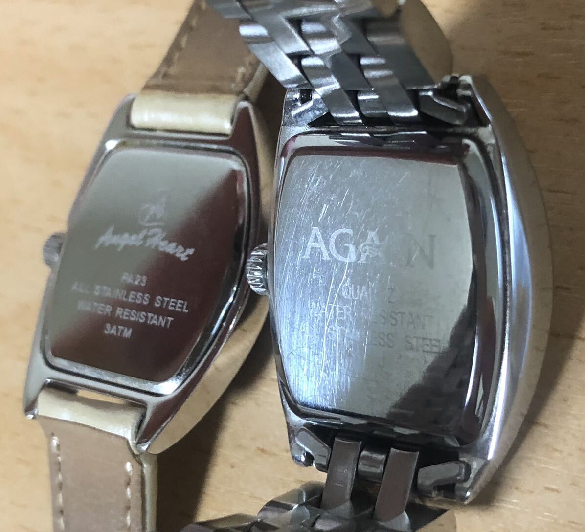 259-0057 Angel Heart エンジェルハート AGAIN レディース腕時計 クオーツ 電池切れ 動作未確認の画像5