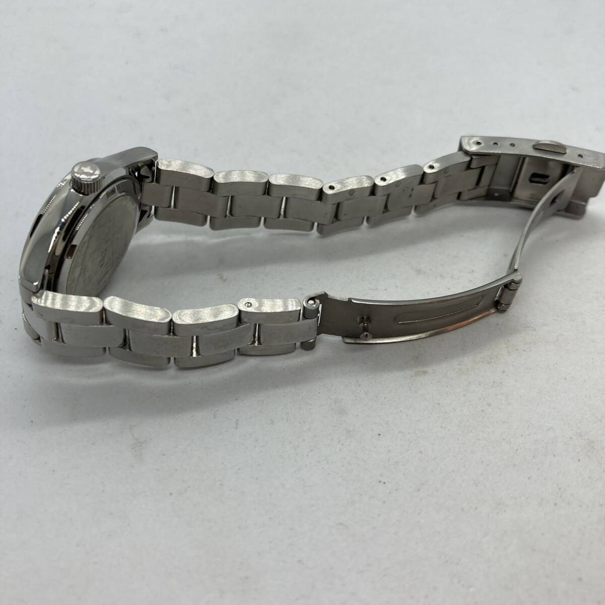 247-0089 SWISS MILITARY 腕時計 金属ベルト シルバー 電池切れ 動作未確認_画像6