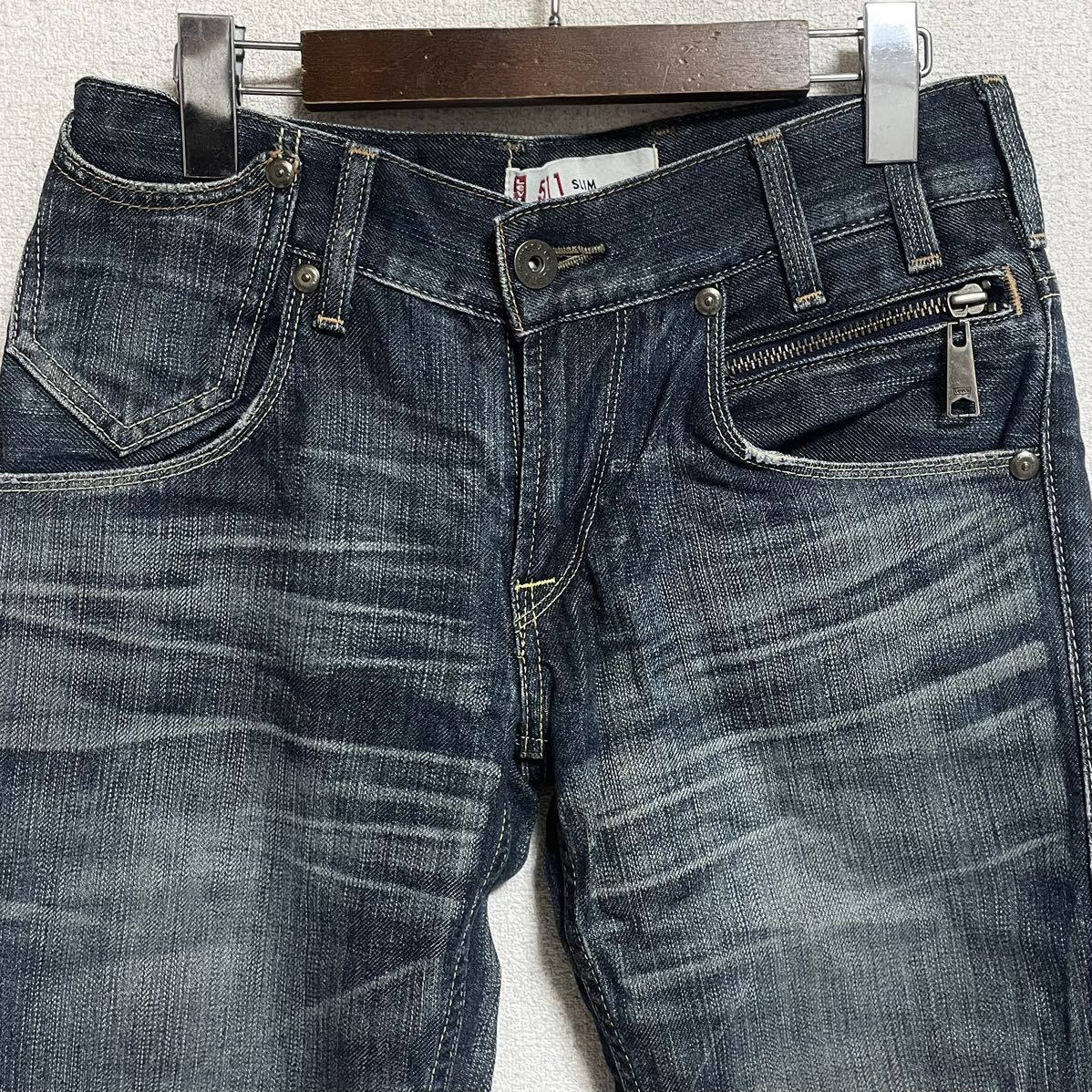 リーバイス Levi's 511 ストレートデニムパンツ ジーンズ インディゴブルー サイズW30 L32 ウエスト77cm ＊CTの画像2