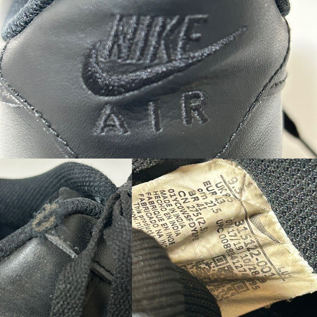 NIKE AIR FORCE 1 07 ナイキ エアフォースワン 315122-001 スニーカー 27.5cm ブラック　＊DH_画像10