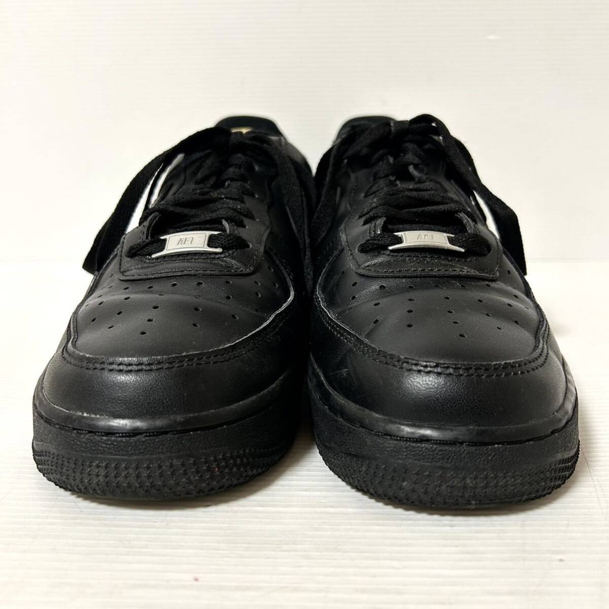 NIKE AIR FORCE 1 07 ナイキ エアフォースワン 315122-001 スニーカー 27.5cm ブラック　＊DH_画像4