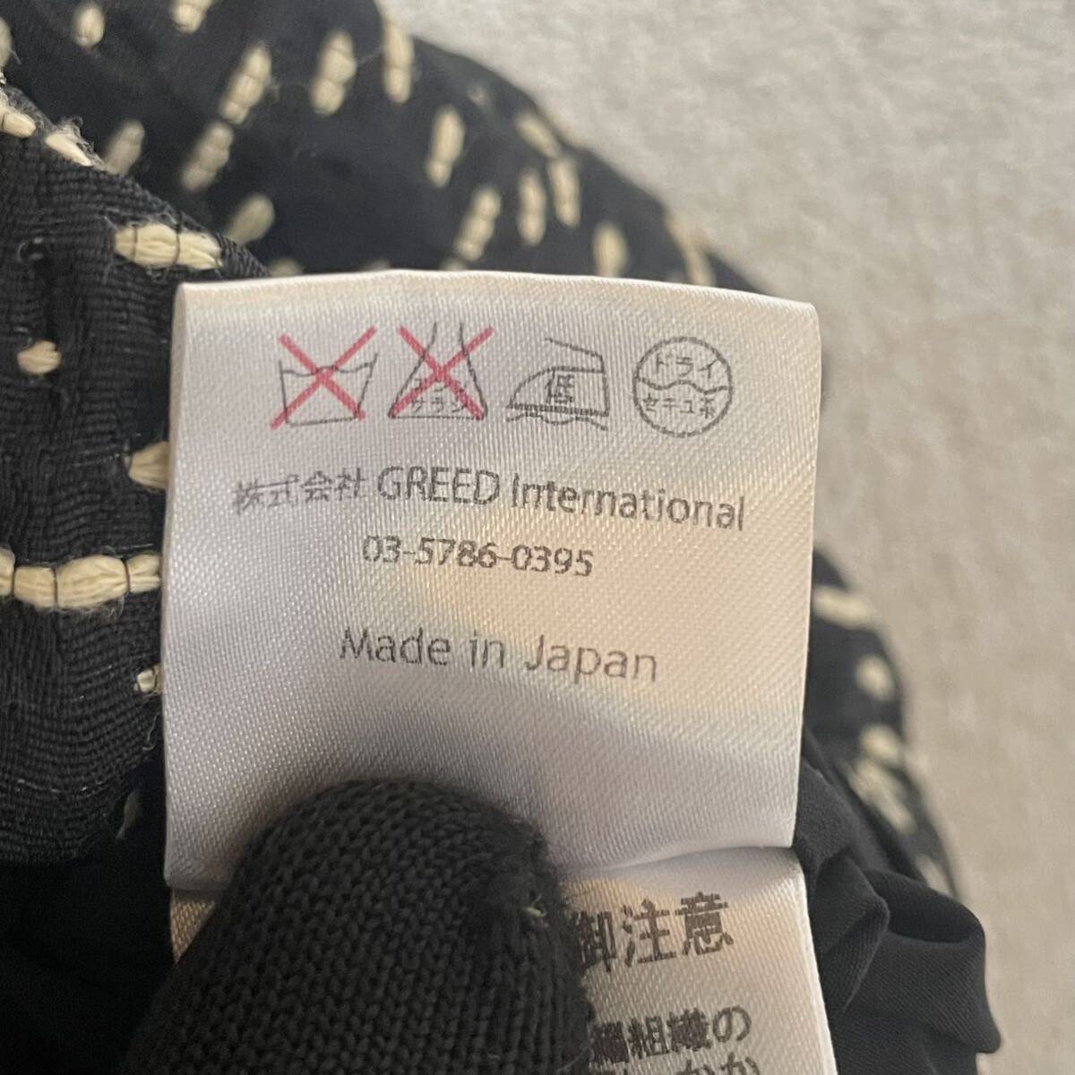 Greed International グリードインターナショナル ノースリーブワンピース ミニスカート ブラック レディース サイズM ＊CTの画像8