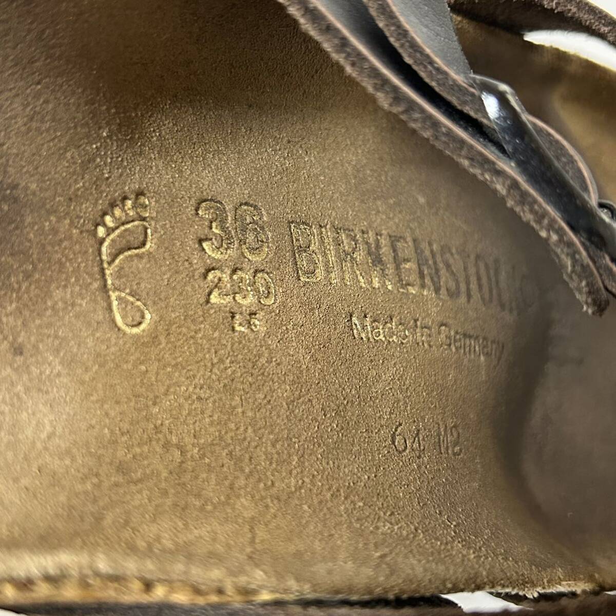 【美品】BIRKENSTOCK ビルケンシュトック マヤリ　サンダル　36 23cm ダークブラウン ＊DL_画像9