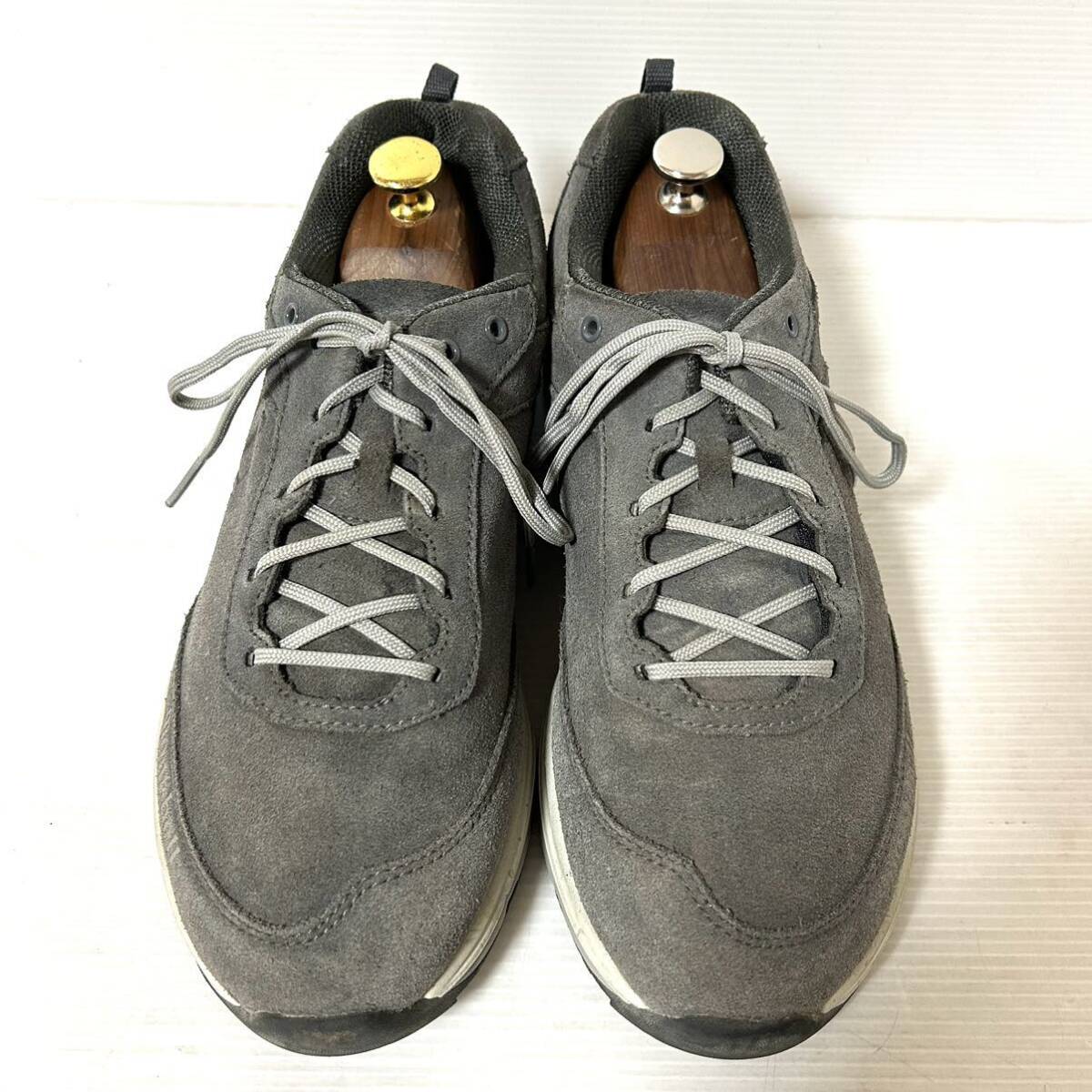 [ beautiful goods ]mont-bell Mont Bell wood Land War car walking shoes suede leather sneakers 26.5cm gray *39