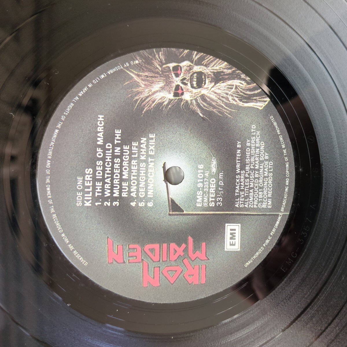 Iron Maiden Killers アイアン メイデン キラーズ analog record レコード LP アナログ vinyl_画像4