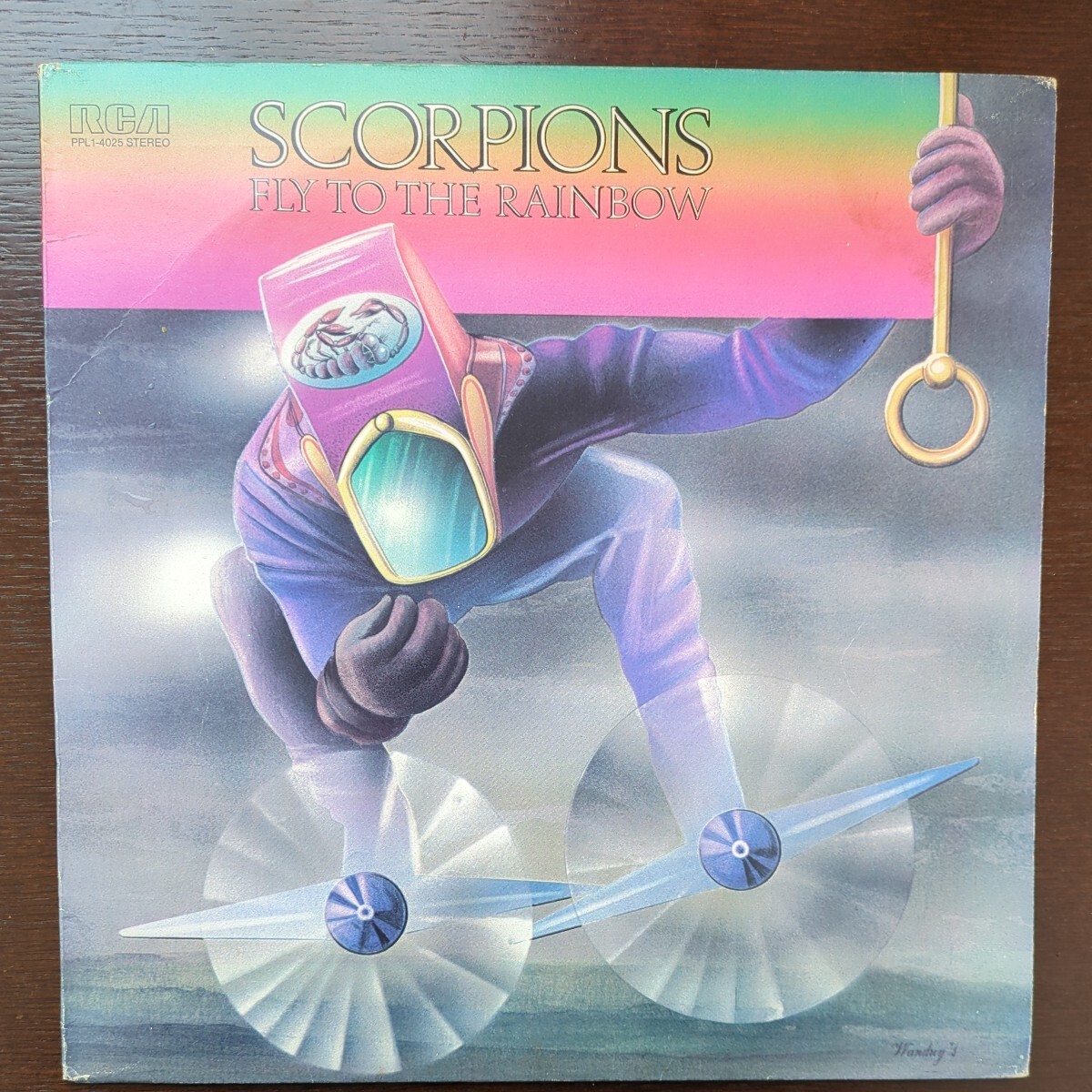 US original scorpions fly to the rainbow スコーピオンズ analog record レコード LP アナログ vinyl_画像1