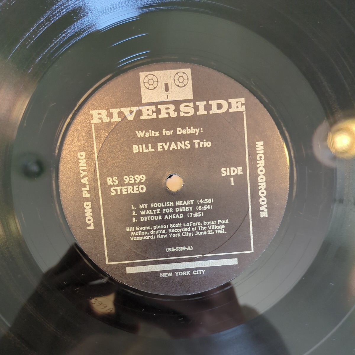 US Bill Evans Trio Waltz For Debby ビル・エヴァンス jazz analog record レコード LP アナログ vinyl RIVERSIDE_画像5