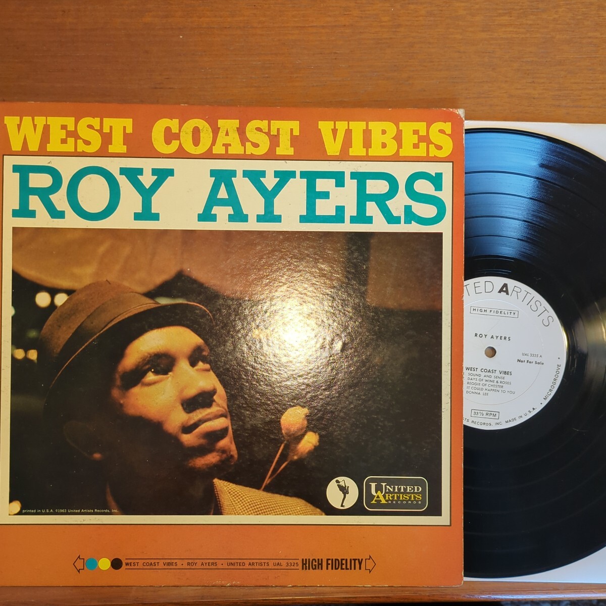 PROMO US original MONO sample 見本盤 roy ayers west coast vibes analog record レコード LP アナログ vinylの画像1