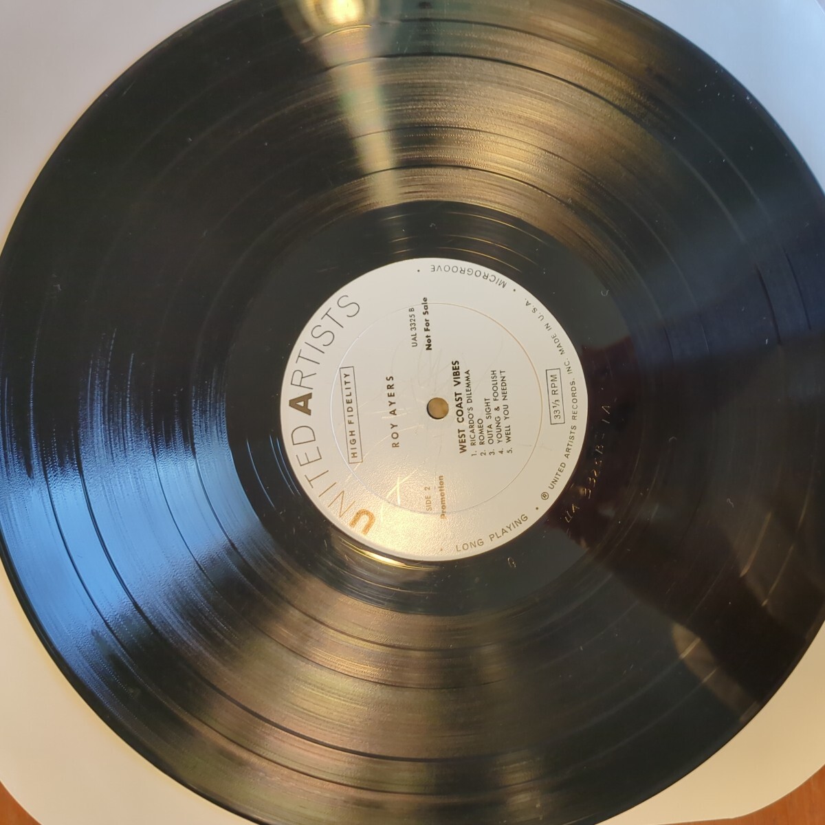 PROMO US original MONO sample 見本盤 roy ayers west coast vibes analog record レコード LP アナログ vinylの画像7