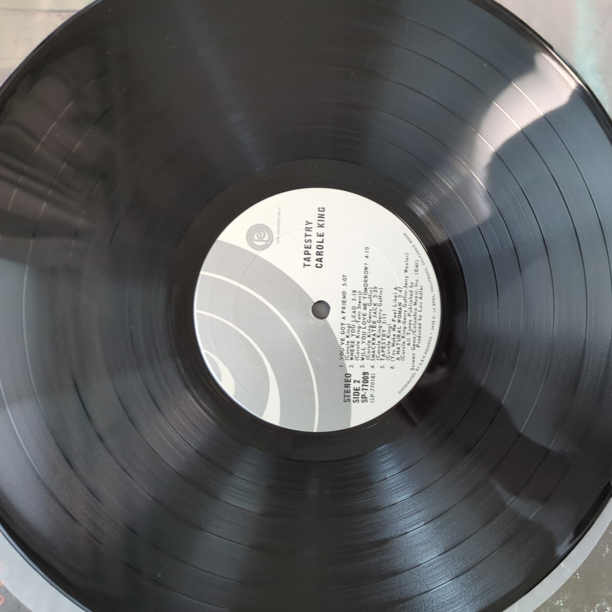 US盤 Carole King Tapestry つづれおり キャロル・キング analog record レコード LP アナログ vinylの画像8