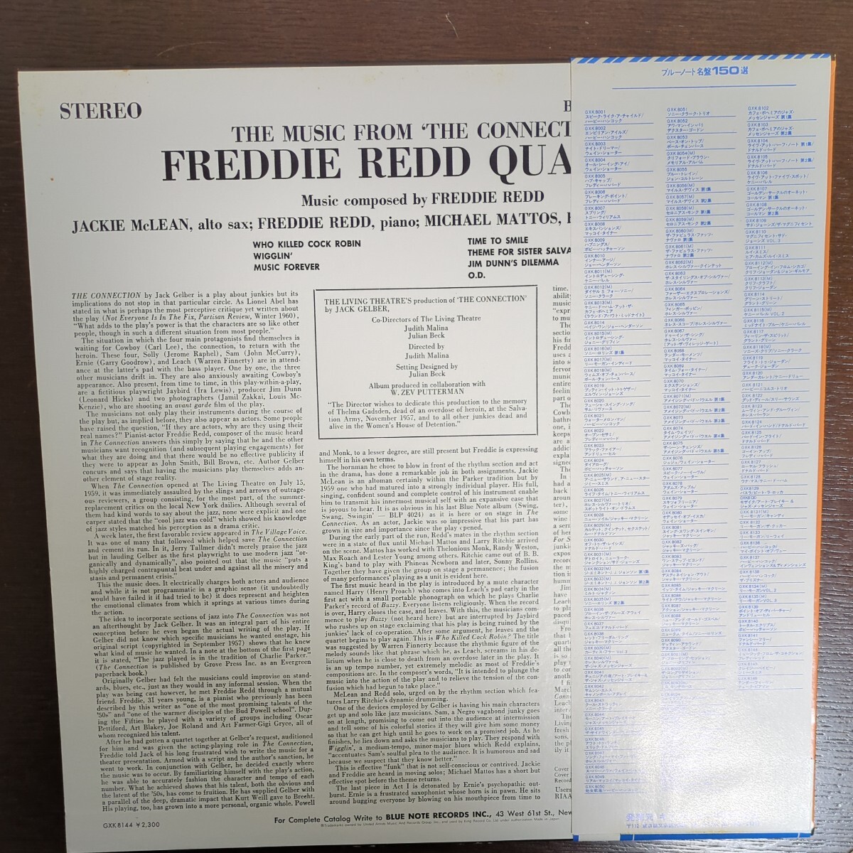 Freddie Redd Quartet With Jackie McLean The Music From The Connect analog record レコード LP アナログ vinyl bluenote キングの画像5