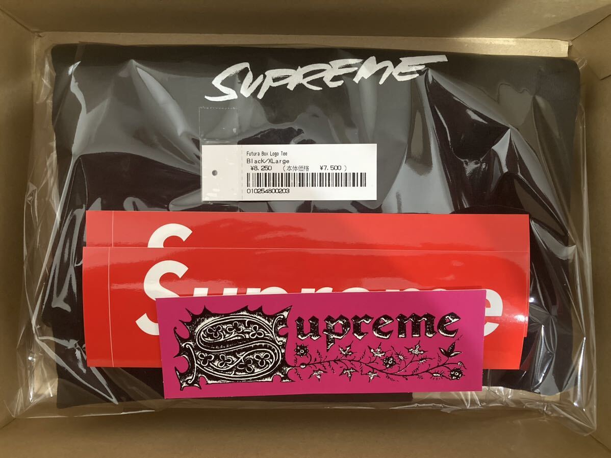 【黒XL】Supreme Futura Box Logo Tee シュプリーム
