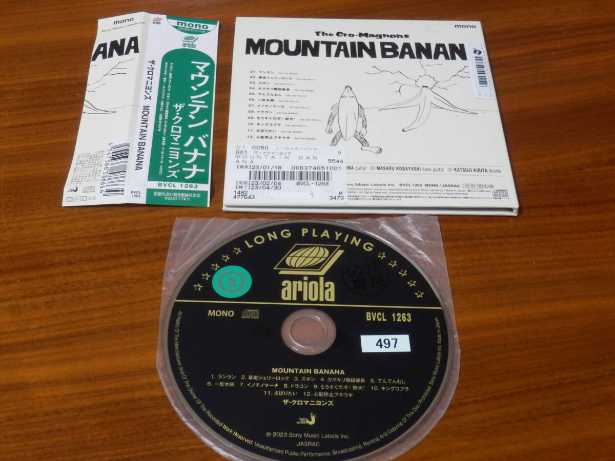 ザ・クロマニヨンズ CD「MOUNTAIN BANANA」紙ジャケット仕様 マウンテンバナナ 甲本ヒロト 真島昌利 歌詞カードなし_画像2