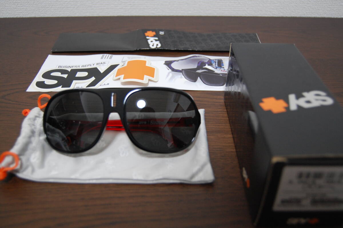 ★【美品】SPY スパイ STRATOS2 TRP RED BK MIR S2TR69 670735254139_画像1