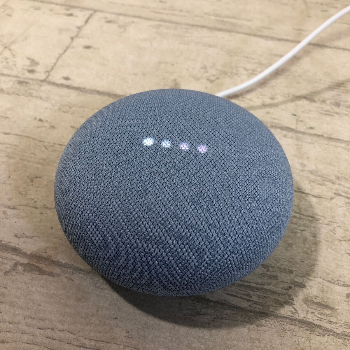 通電確認のみ グーグルホームミニ その3 スマートスピーカー Google Home Mini ブルー スピーカー 佐川急便対応のみの画像1