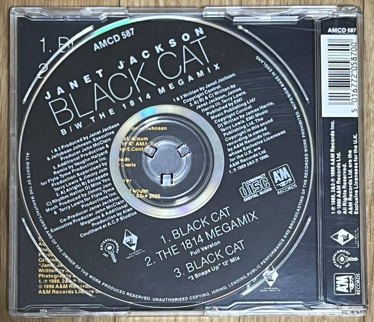 JANET JACKSON BLACK CAT B/W THE 1814 MEGAMIXの画像3